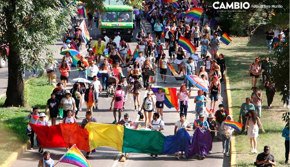 FOTOS: Así se vivió la marcha del Orgullo LGBT+ en Puebla