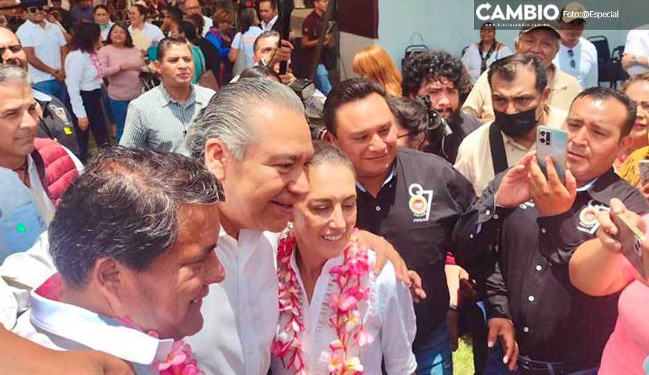 Obreros de la CTM son acarreados a la asamblea de Sheinbaum en Izúcar