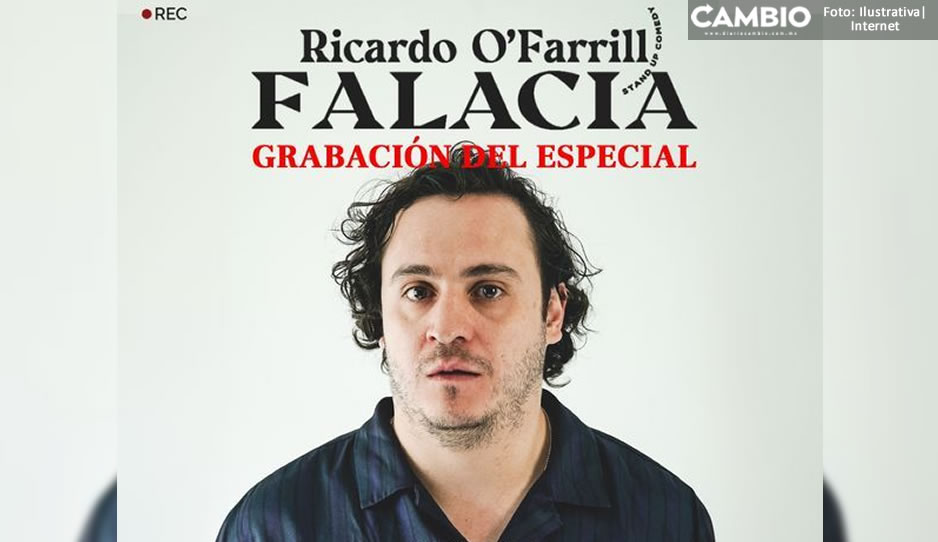 ¿Sin planes? Ricardo O’Farrill llega a Puebla con su standup “Falacia”; aquí todos los detalles