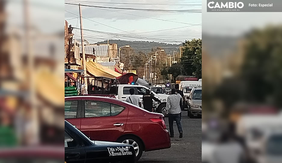 Balacera desata pánico en inmediaciones del Mercado Morelos