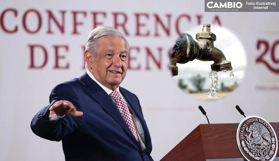 Tras ola de calor, no habrá desabasto de agua en México, confirma AMLO