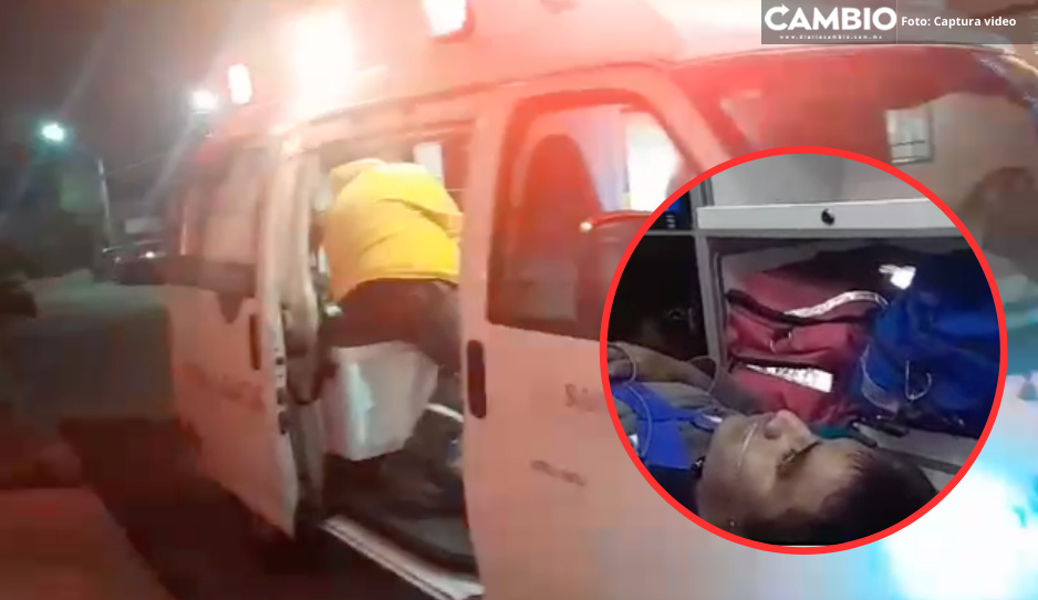 ¡Por despistado! Joven cae a barranca en la Gregorio Ramos (VIDEO)