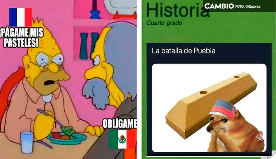 Es 5 de mayo y los MEMES se burlan de la Batalla de Puebla... con los topes de las ciclovías