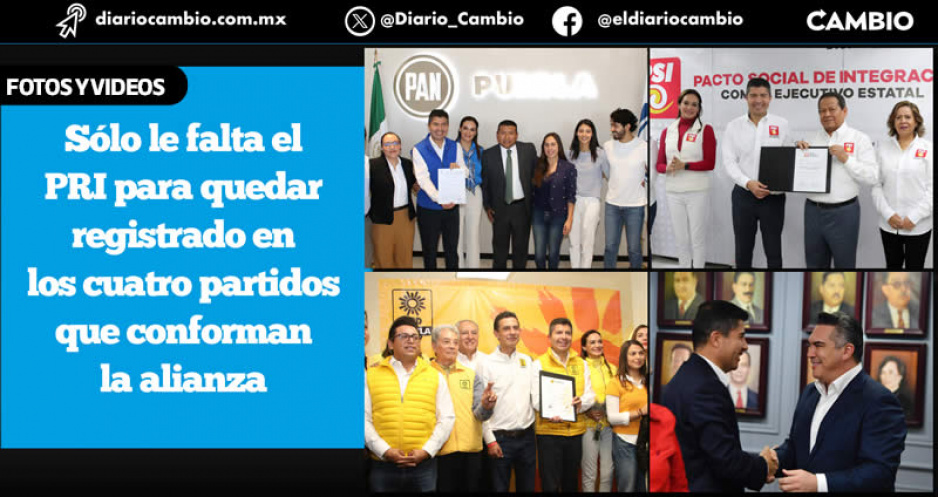 Lalo se registra ante PSI, PRD y PAN y acude al Consejo Político del PRI