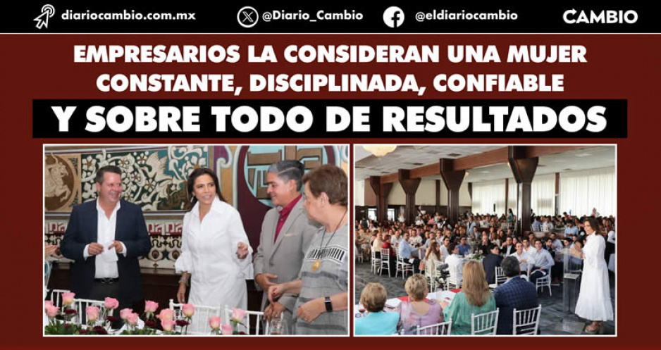 Recibe Olivia Salomón respaldo de micro, pequeños y grandes empresarios de Puebla