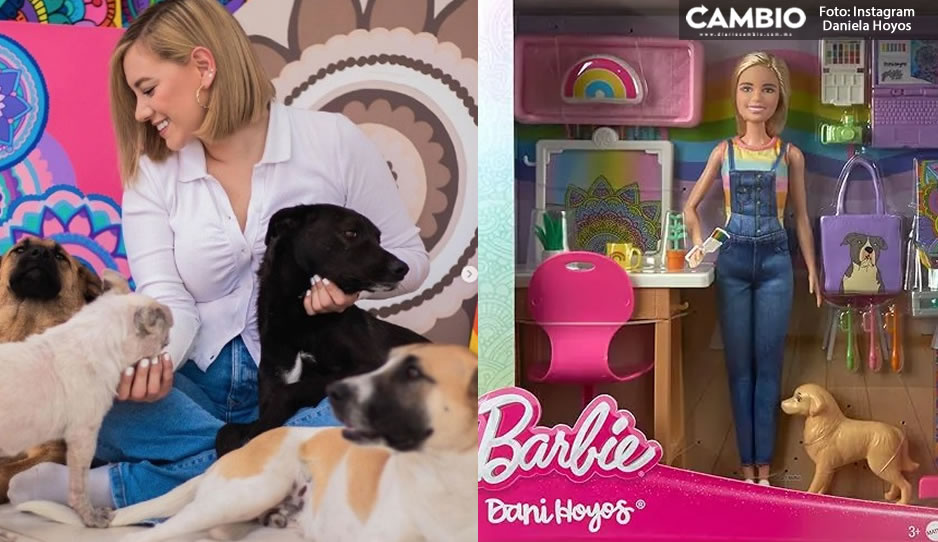 Daniela Hoyos, artista poblana que inspiró a Mattel a crear su propia Barbie por rescatar perritos