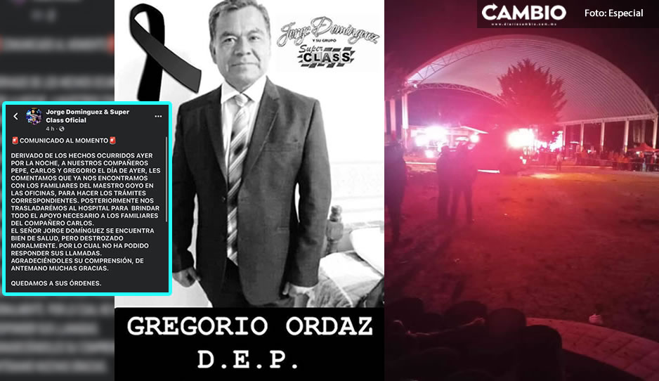 Gregorio, el trompetista de Jorge Domínguez que murió en explosión de polvorín en Tepeyahualco