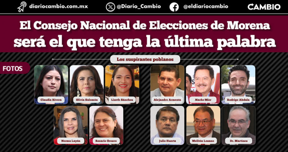 Operación Cepillo: 4 del Consejo estatal + 2 del nacional, seis lugares para 11 aspirantes (de momento)