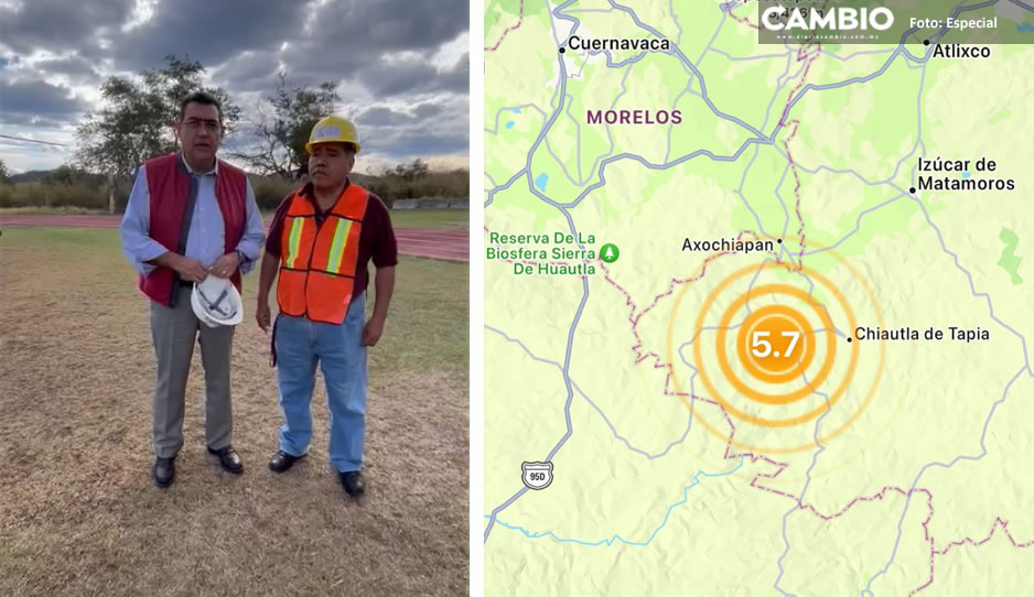 Recorre Sergio Salomón a Chiautla de Tapia, epicentro del temblor (VIDEO)