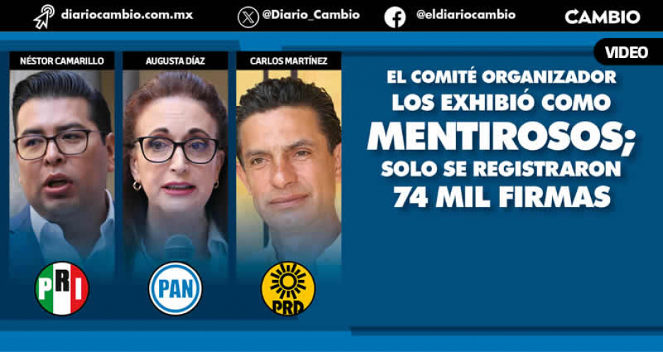 Comité del Frente Amplio en Puebla confirma fracaso de dirigentes del PRIANRD: recolectaron 74 mil firmas