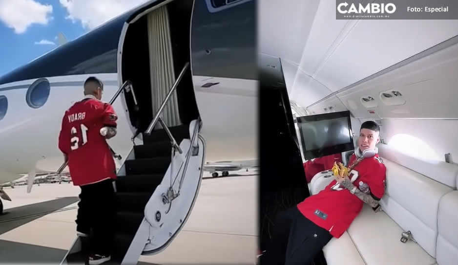 VIDEO: ¡Carísimo de París! Así es el avión privado de Santa Fe Klan