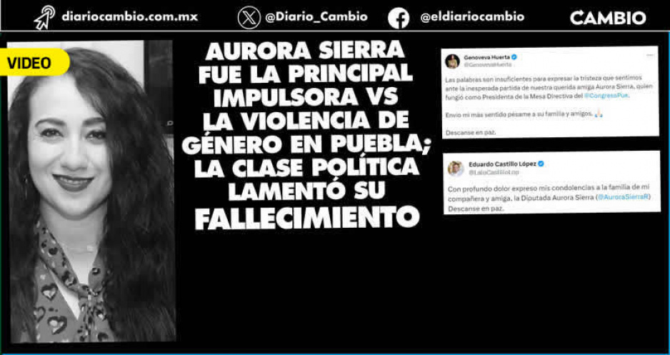 Clase política de luto: fallece la diputada Aurora Sierra