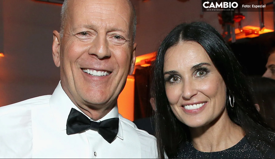 Demi Moore se muda con Bruce Willis y su esposa para cuidarlo hasta el último día de su vida