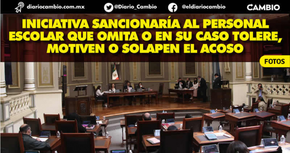 Congreso tiene ya 4 iniciativas para enfrentar el bullying en Puebla; aunque una de ellas ya caducó