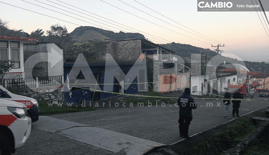Muere Perfecto N. tras fuerte incendio de su casa en Tlatlauquitepec