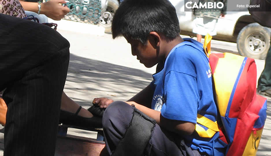 Puebla es segundo lugar nacional en trabajo infantil, después de Oaxaca