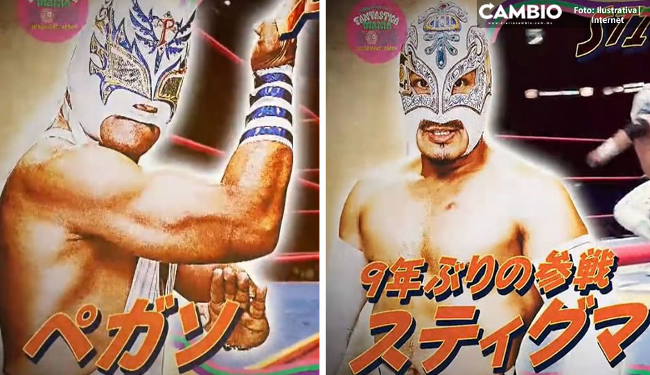 ¡Orgullo poblano! Luchadores Pegasso y Stigma participarán en Fantástica Manía 2024 en Japón