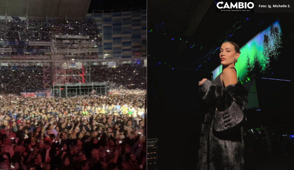 ¡Michelle Salas visitó Puebla! Acudió al concierto de su papá, Luis Miguel en el Estadio Cuauhtémoc