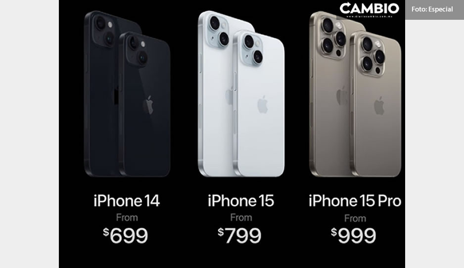 ¡Un ojo de la cara! Esto costará el iPhone 15 en México