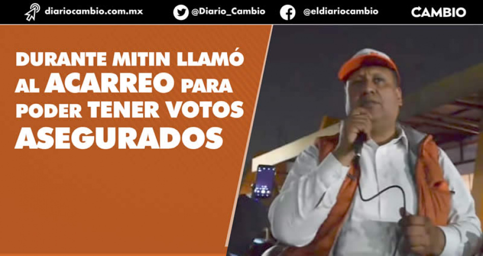 Alfredo Gómez llama al acarreo si convencen a 10 personas tendremos 5
