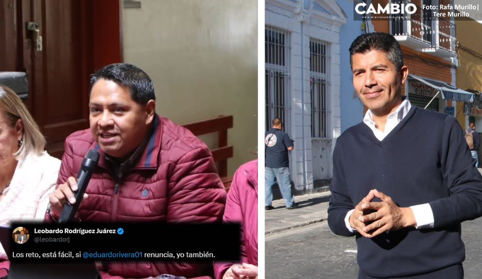 Reta Leobardo Rodríguez a Lalo a dejar su cargo: “Si él renuncia, yo también” (VIDEO)