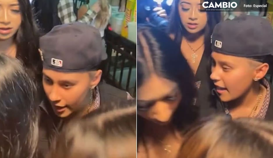 `Dinero no mata carita´ Fan le hace el feo a Yahritza al rechazarle un beso (VIDEO)