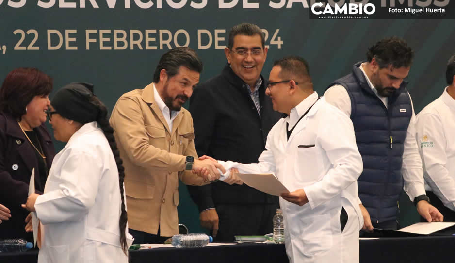 Mil 667 trabajadores reciben su basificación con la llegada del IMSS-Bienestar a Puebla