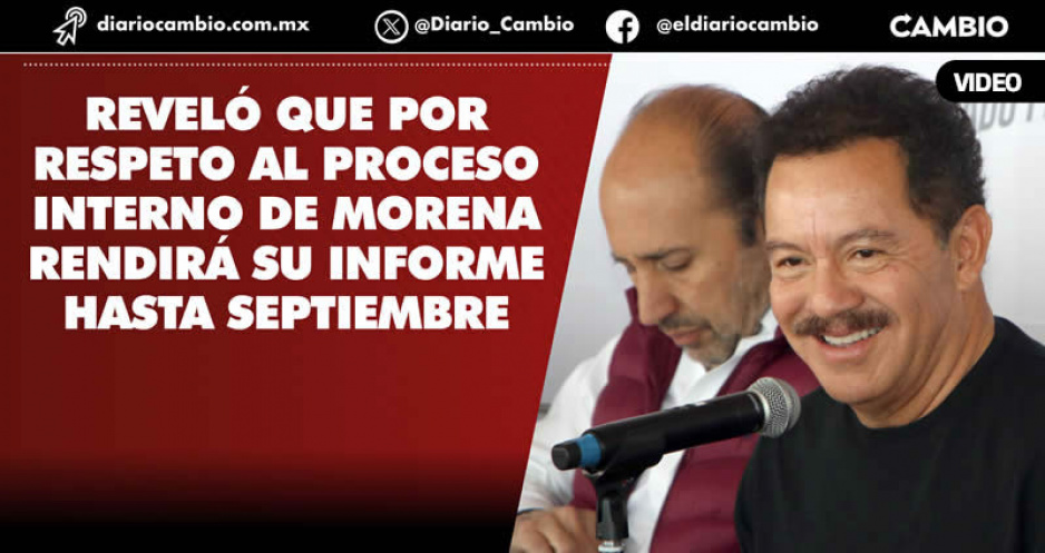 Nacho Mier dará su informe como diputado después de que se defina al candidato obradorista