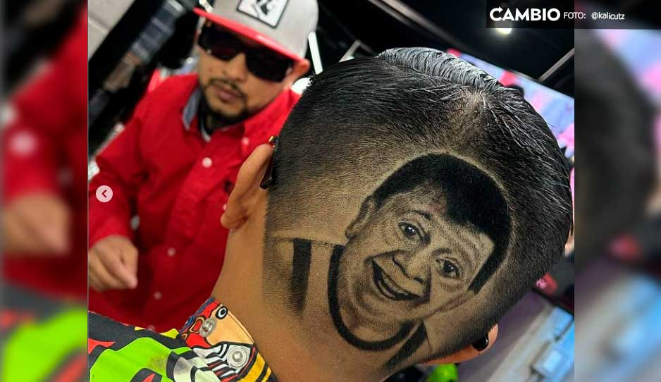 VIDEO: Barbero crea irreal corte de cabello en homenaje a Chabelo