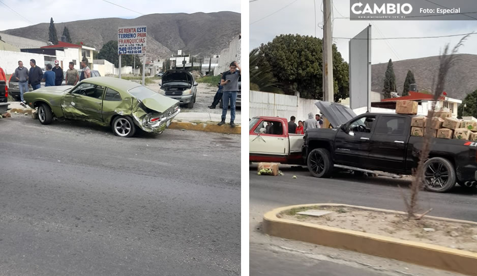 Fuerte carambola provoca caos en calles del Barrio de San José