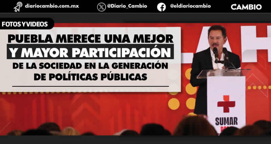 Nuevo pacto social por Puebla debe ser un proyecto a largo plazo y no un plan sexenal: Nacho Mier