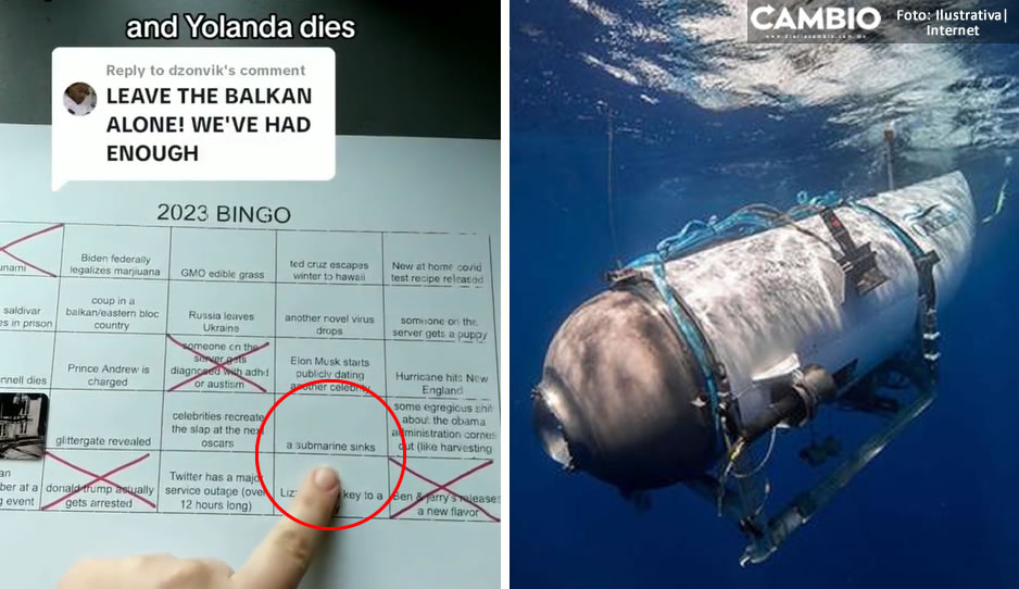 Mujer predice hundimiento de submarino Titán jugando Bingo: “Es mi culpa” (VIDEO)