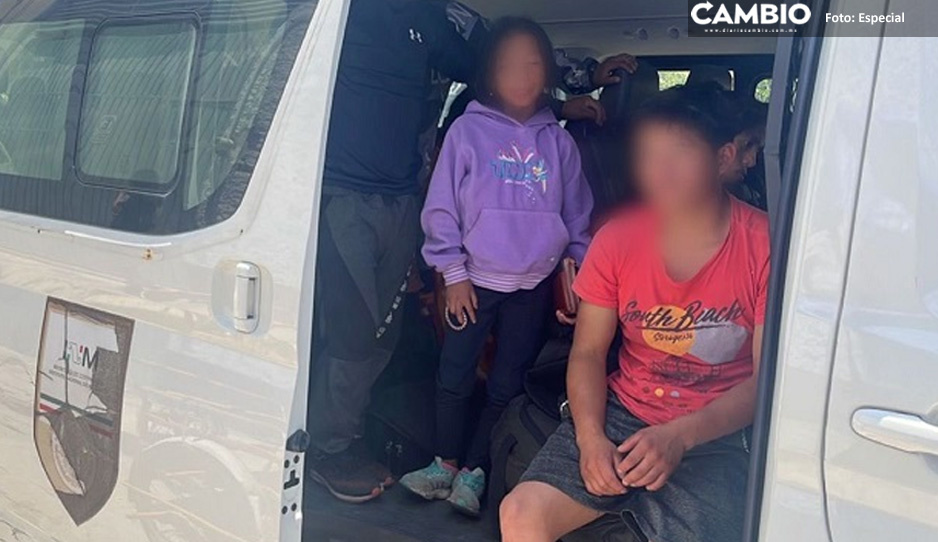 &iexcl;Los abandonaron! Rescatan a 61 migrantes en Puebla