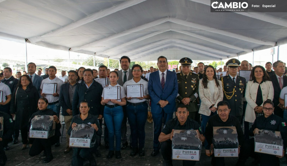 SSP recibe a 114 elementos policiacos
