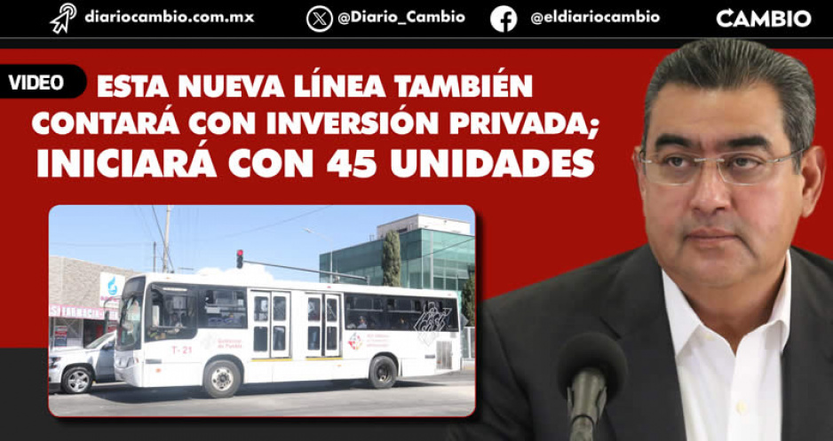 Anuncia Sergio Salomón que iniciará construcción de Línea Metropolitana con recursos propios