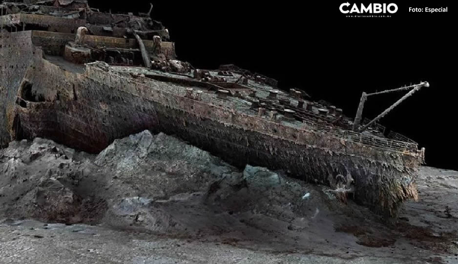 ¡Wooow! Aquí está hundido el Titanic y a esta profundidad