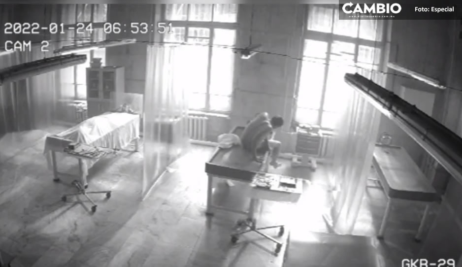 VIDEO: ¡No es una película de terror! Cámaras de morgue captan como revive un cadáver