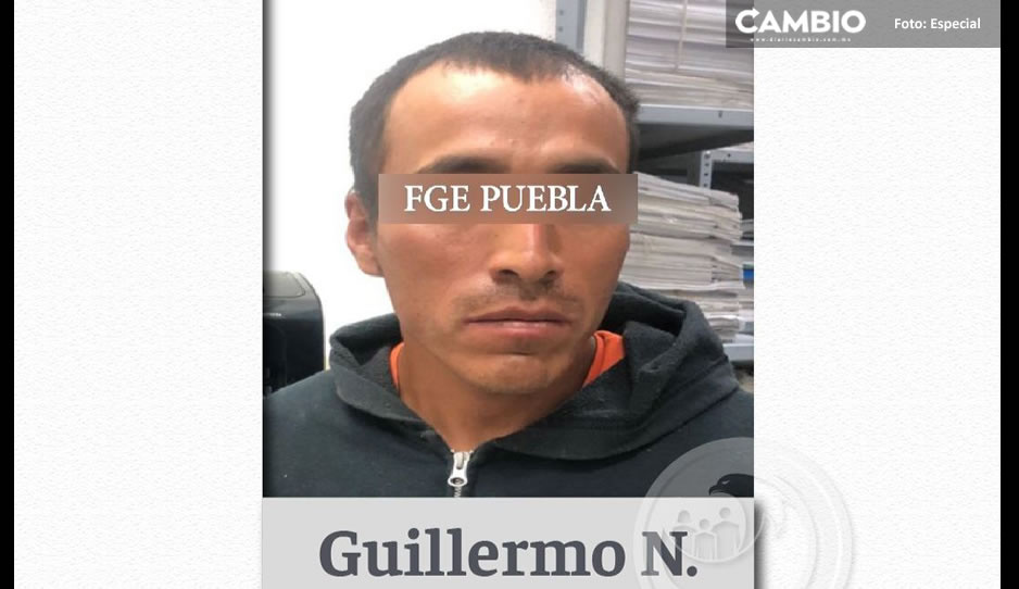 Guillermo intentó matar a una niña de siete años en Amalucan, pero su mamá la salvó