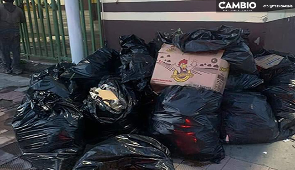 Denuncian foco de contaminación en Chietla por acumulación de basura