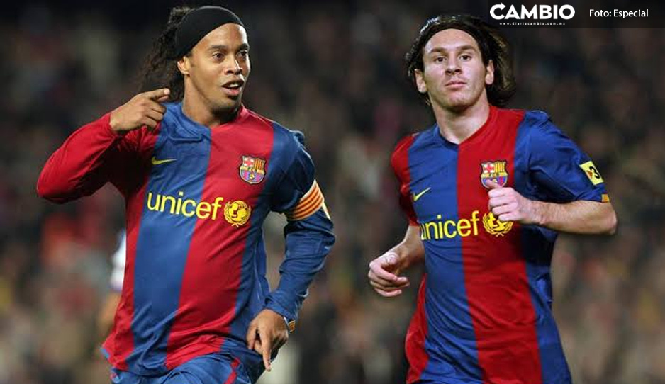 ¡Qué tiempos! Messi le manda nostálgico mensaje a Ronaldinho