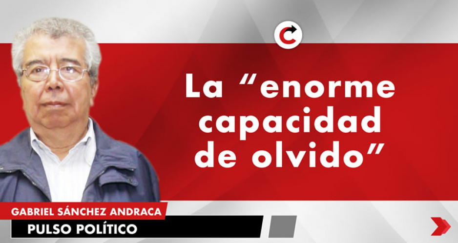 La “enorme capacidad de olvido”