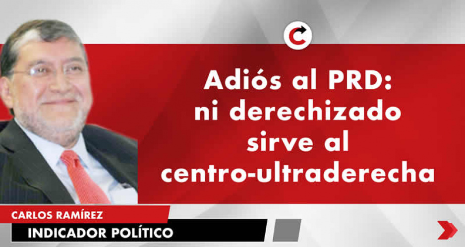 Adiós al PRD: ni derechizado sirve al centro-ultraderecha