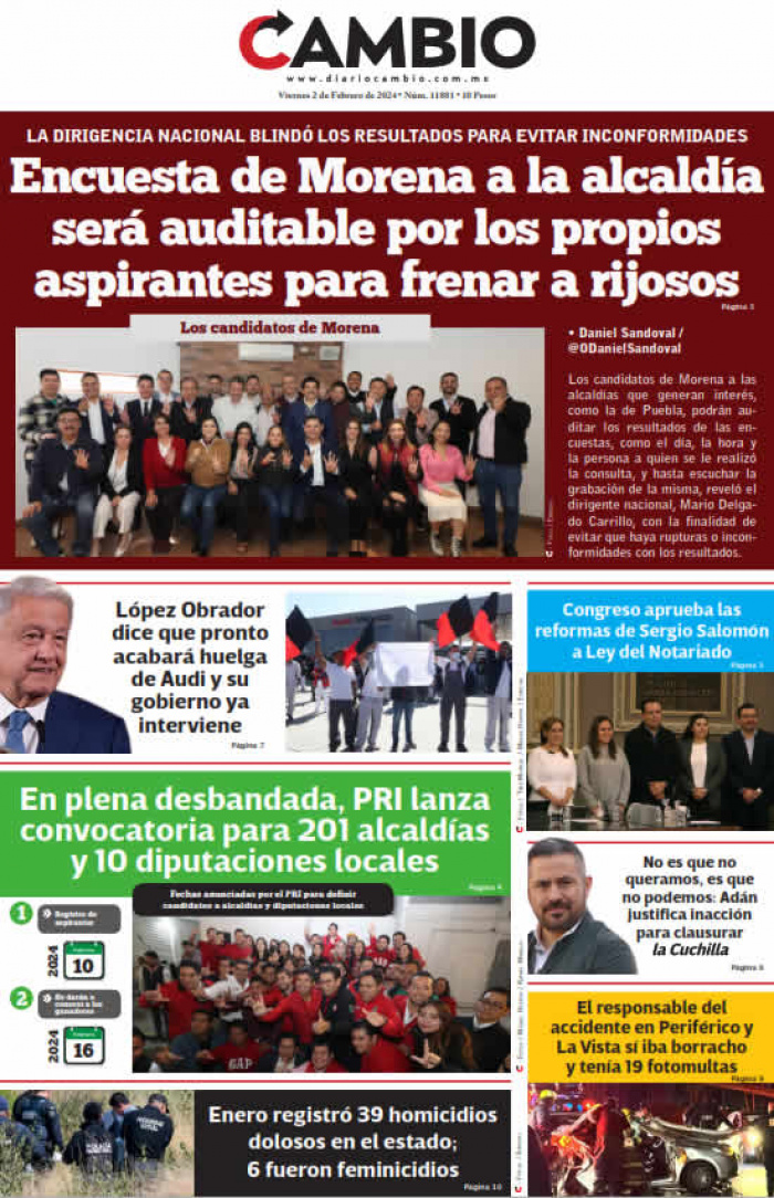 Encuesta de Morena a la alcaldía  será auditable por los propios  aspirantes para frenar a rijosos