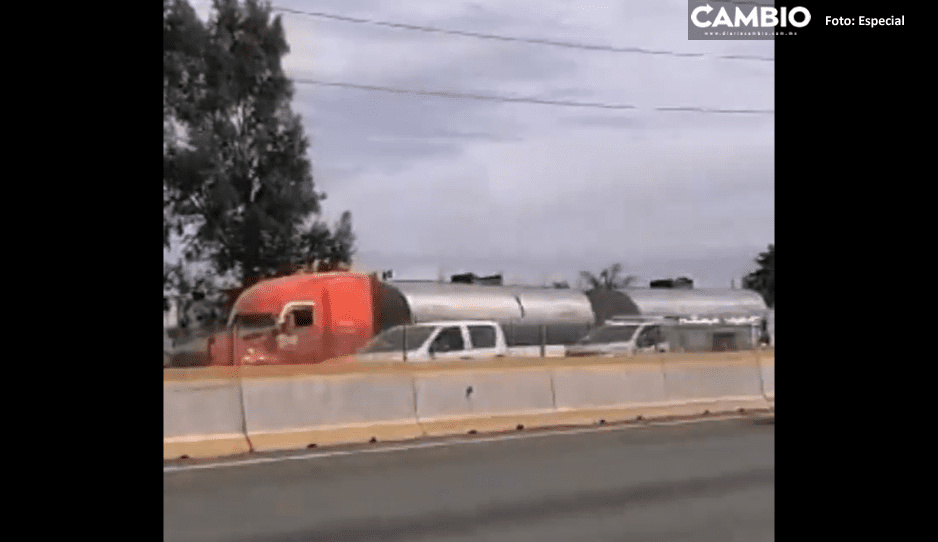 Choque múltiple deja dos lesionados en la México-Puebla (VIDEO)
