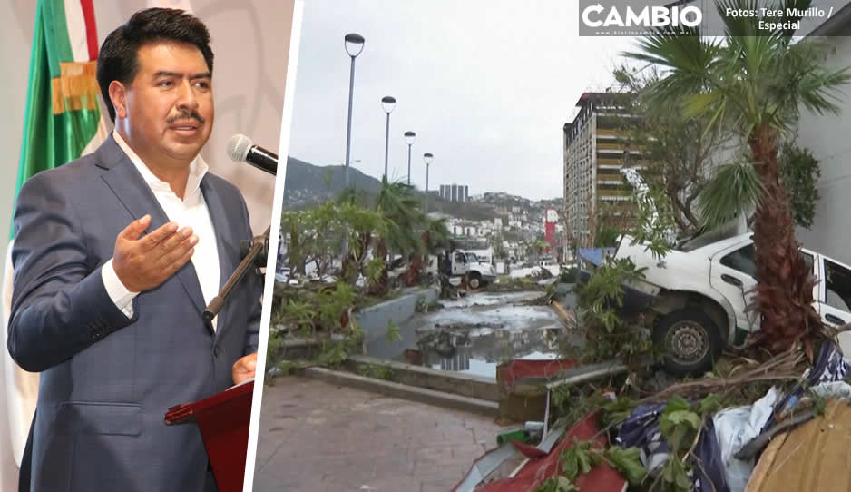 Secretaría de Gobernación rescató a 12 poblanos de la zona destruida por Otis (VIDEOS)
