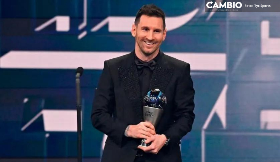 ¡No la suelta! Messi gana por tercera ocasión The Best Jugador de la FIFA 2023