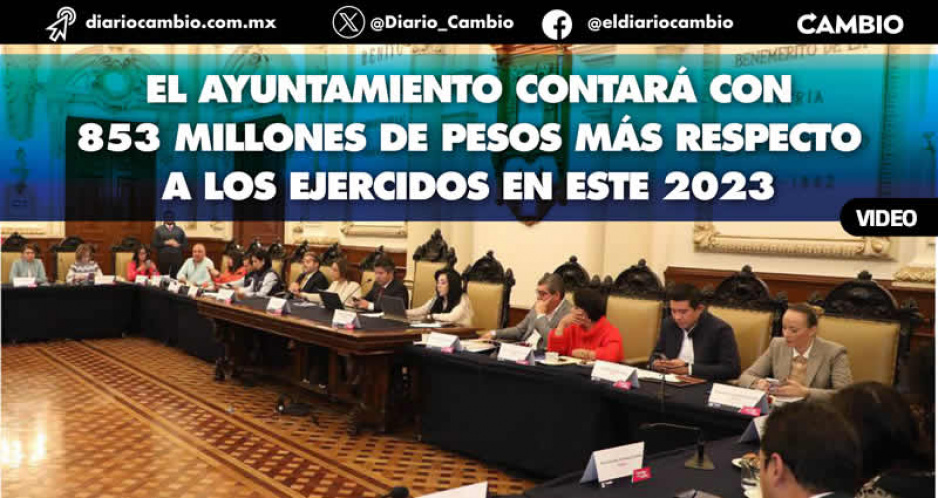 Cabildo aprueba presupuesto de egresos de la capital para 2024: Adán dispondrá de más de 6 mil millones de pesos