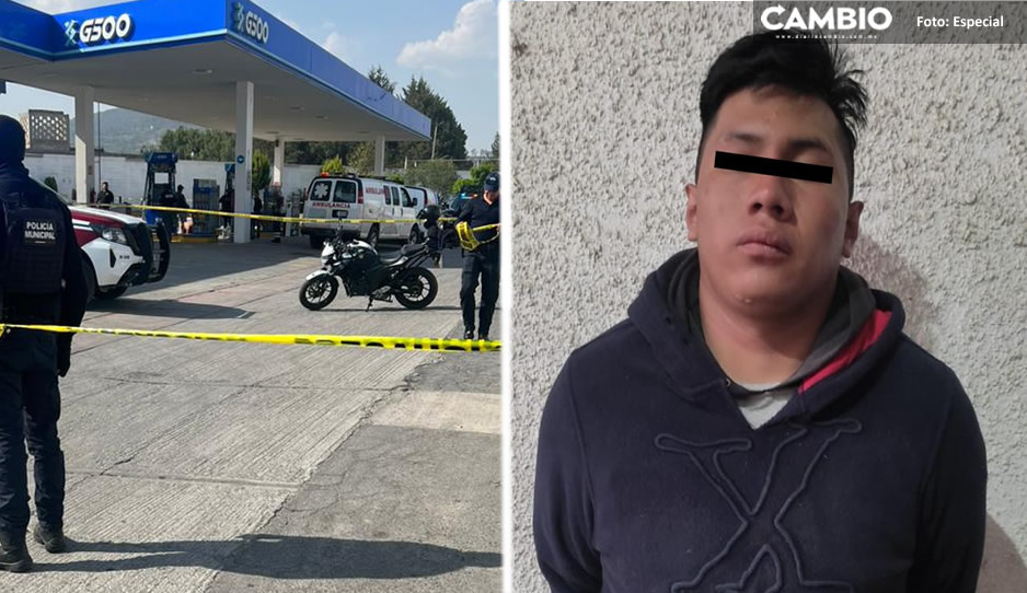 Detienen al &quot;Yony&quot;, implicado en el asesinato de la mujer durante asalto a gasolinera en Texmelucan