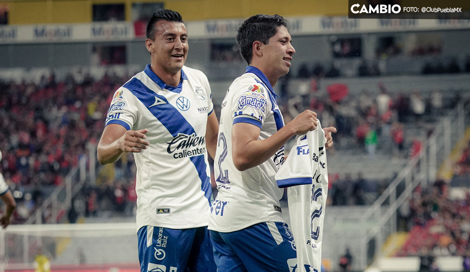 ¡Sorpresa en el Jalisco! Puebla se va al descanso con ventaja ante Atlas