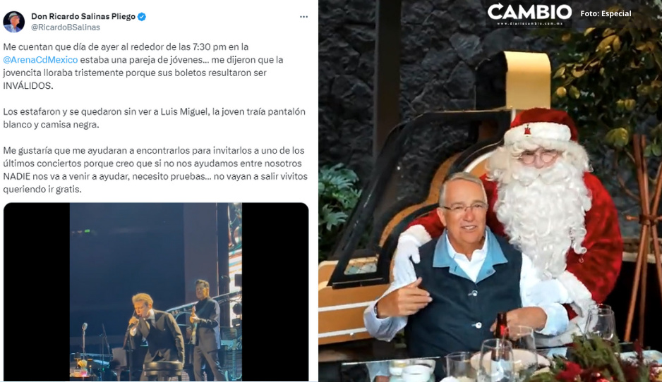 Tío Riche se pone el disfraz de Santa Claus: regalará boletos para el concierto de Luis Miguel a fans estafados